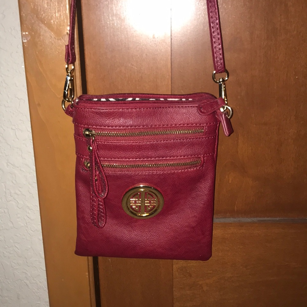 Maroon small purse